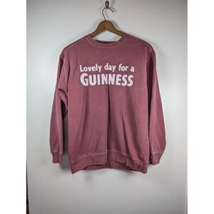 Guinness Brewery Sweatshirt Mens Medium Lovely Day For A Guinness Women Crewneck